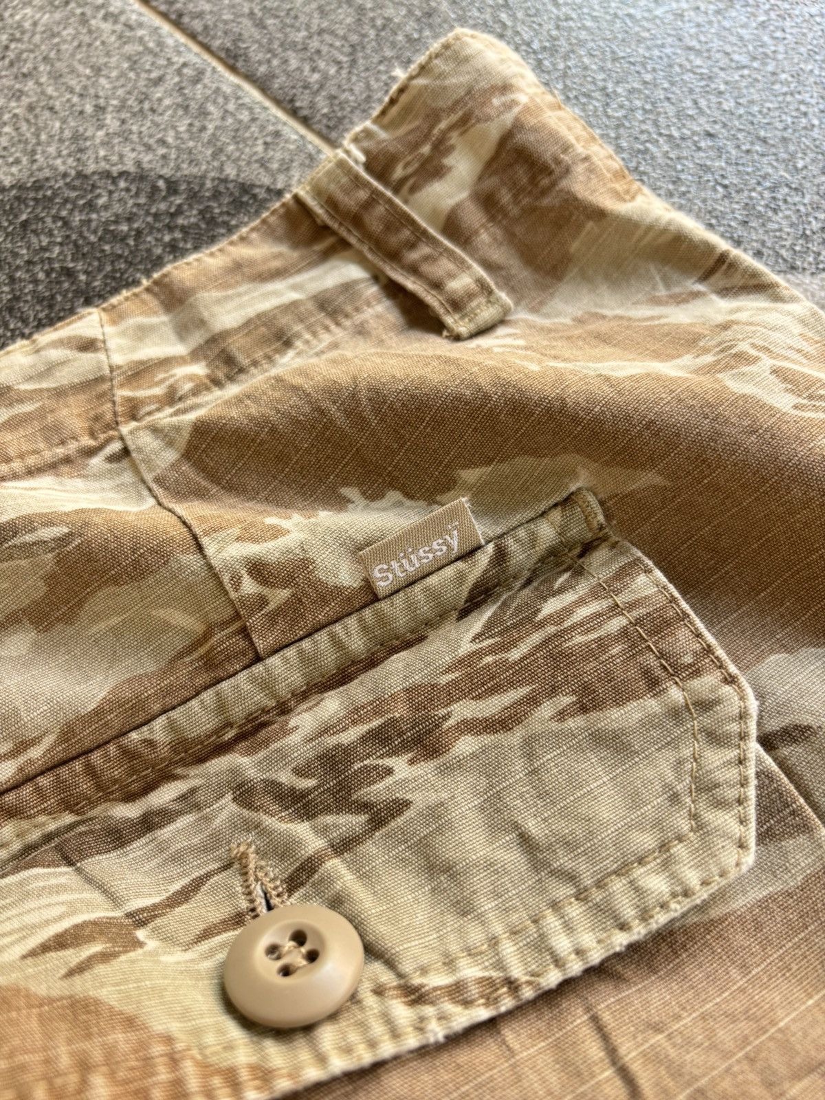 Stussy Vintage Worn Stussy Tiger Stripe Camo Pants Size US 36 / EU 52 - 5 Thumbnail