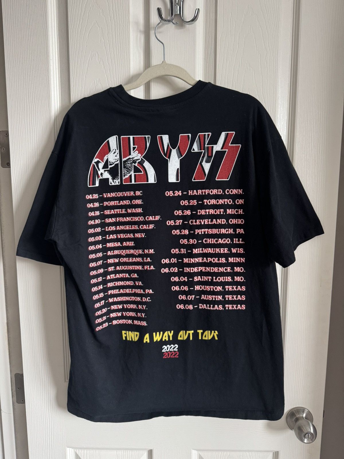 999 Club Abyss Brand Large Tour Tee Size US L / EU 52-54 / 3 - 2 Thumbnail