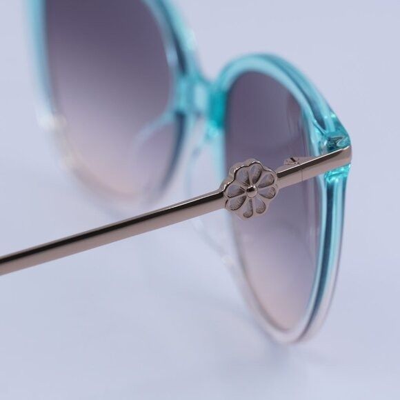 Kate Spade Kate Spade KRISTINA/G/S 0IWB FF Sunglasses Green Cat Eye Size ONE SIZE - 8 Thumbnail