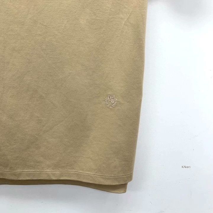 Loro Piana Loro Piana Brown Logo Embroidered Cotton T-shirt Size US M / EU 48-50 / 2 - 4 Thumbnail