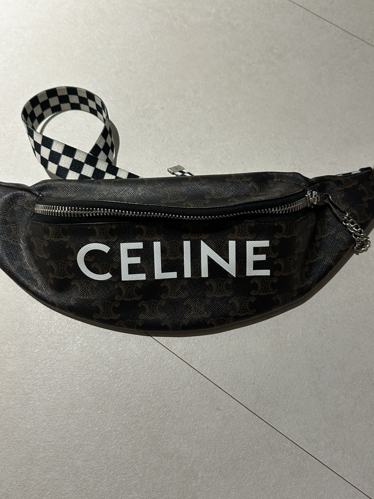 Celine CELINE Brown Triomphe Belt Bag Size ONE SIZE - 1 Thumbnail
