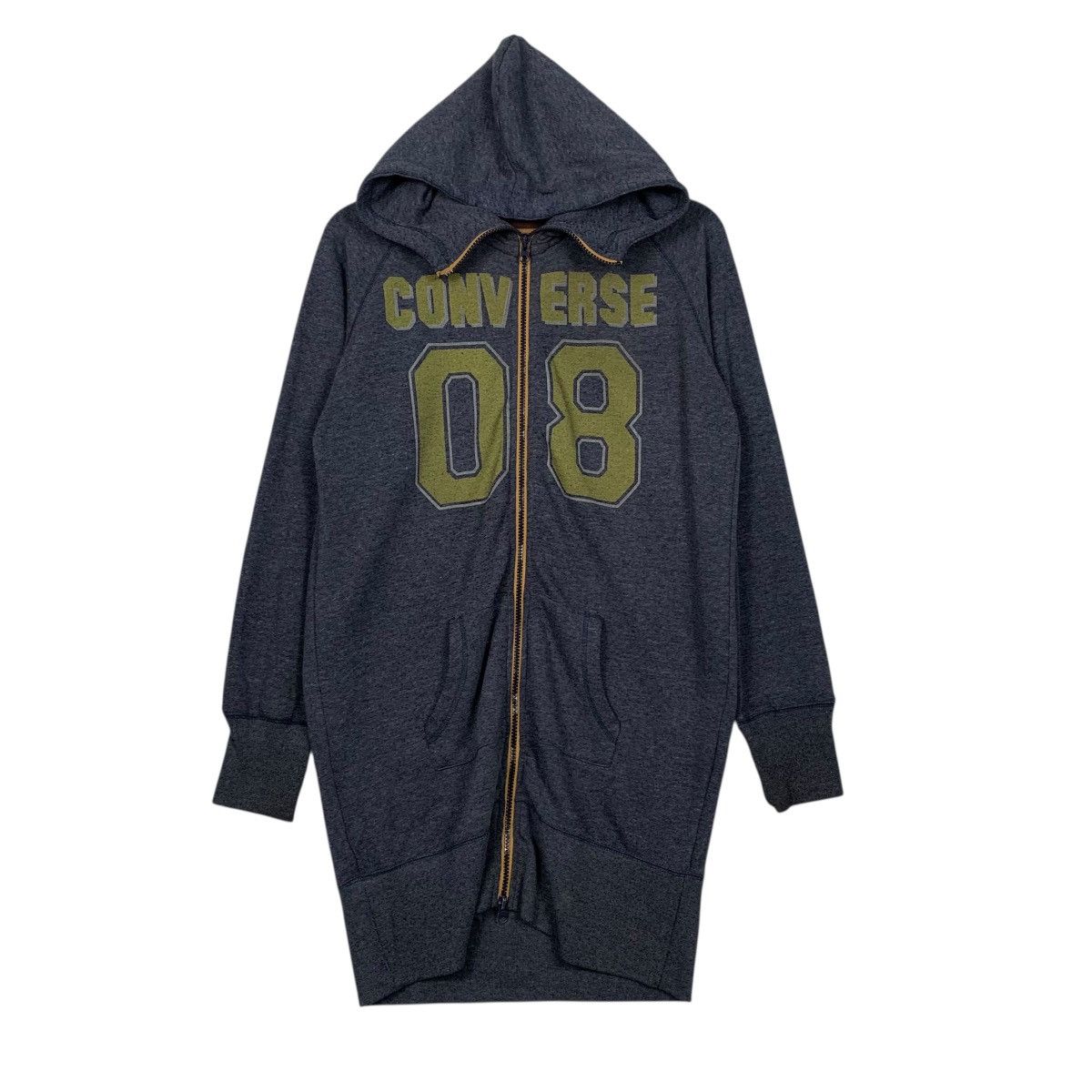 Converse Converse Big Logo Long Zipper Hoodie Size M / US 6-8 / IT 42-44 - 1 Thumbnail