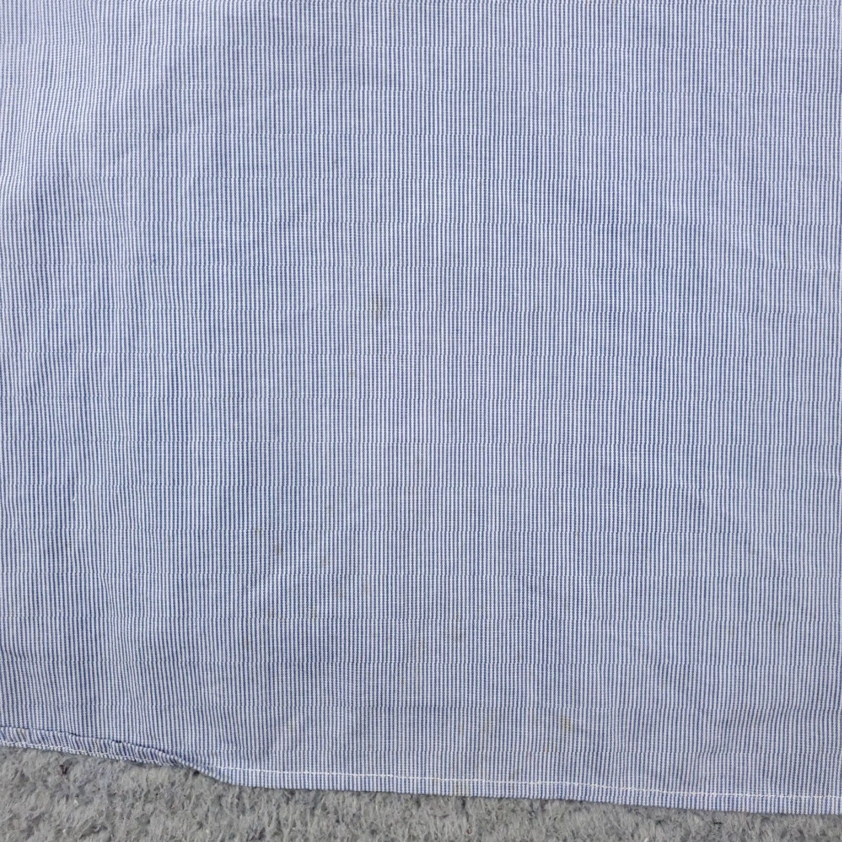 Ralph Lauren Ralph Lauren Shirt Mens 16.5 Blue Dress Button-Up Long Sleeve Non-Iron Cotton Classic Collar 16.5 Mens Blue Dress Shirt Size 42R - 7 Thumbnail