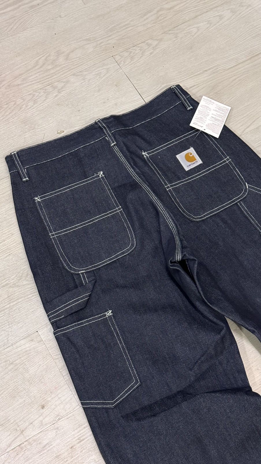 Jean Double Knee Carpenter Jeans Homemade Size US 32 / EU 48 - 5 Thumbnail