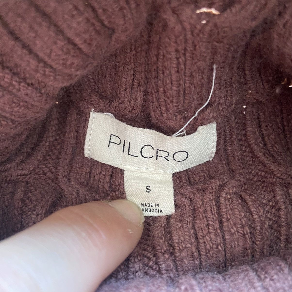 Anthropologie Pilcro Anthropologie Mock Neck Knit Sweater Women’s Small Size S / US 4 / IT 40 - 7 Thumbnail