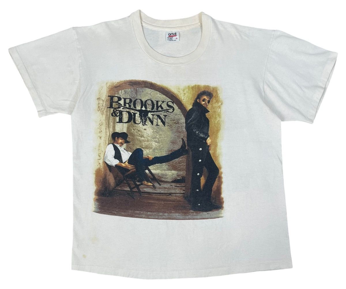 90s Vintage Brooks and Dunn 'waitin on sundown' tee