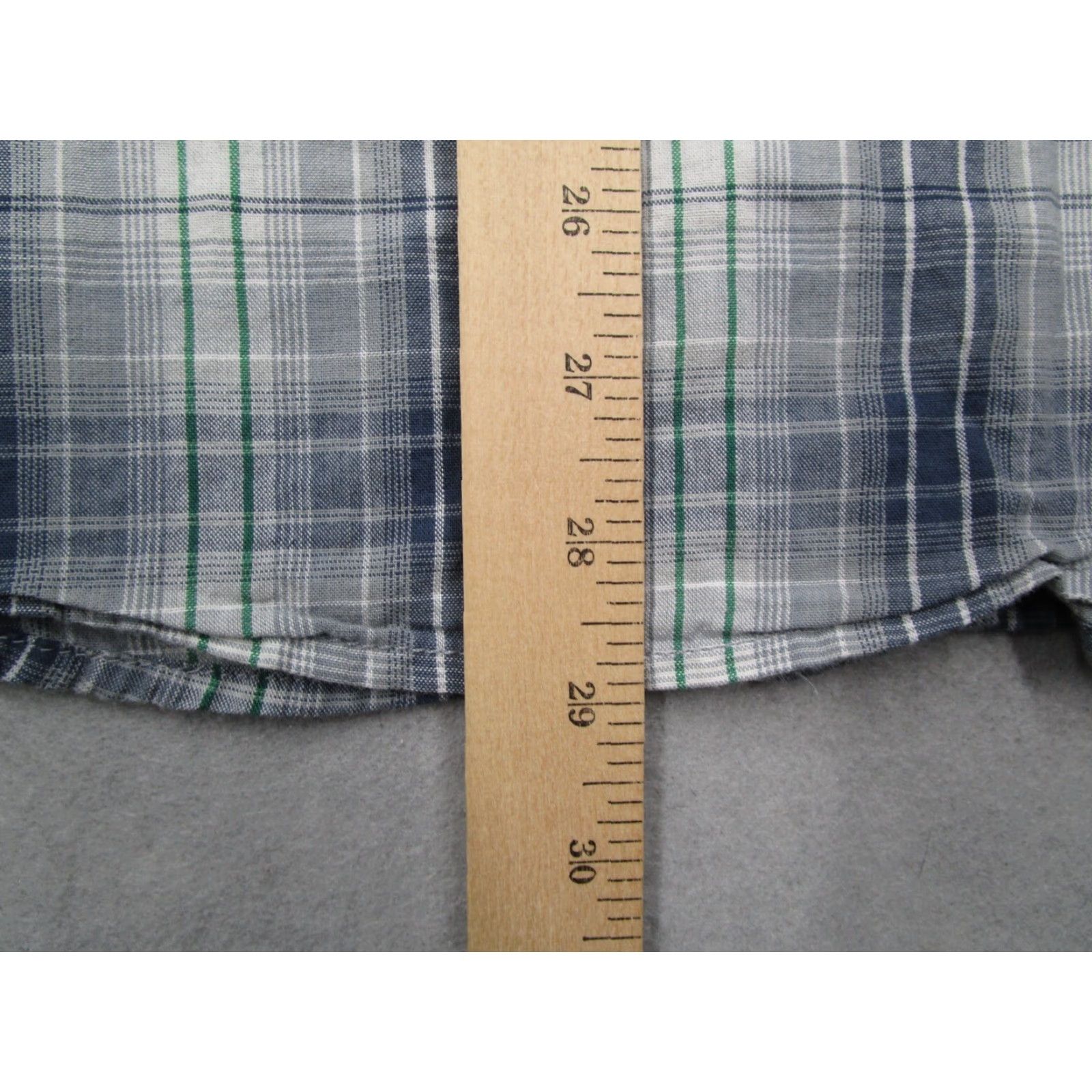Levi's VINTAGE Levis Shirt Mens Large Blue Plaid Button Up Pearl Snaps Work Rancher Rodeo Logo Size US L / EU 52-54 / 3 - 6 Thumbnail