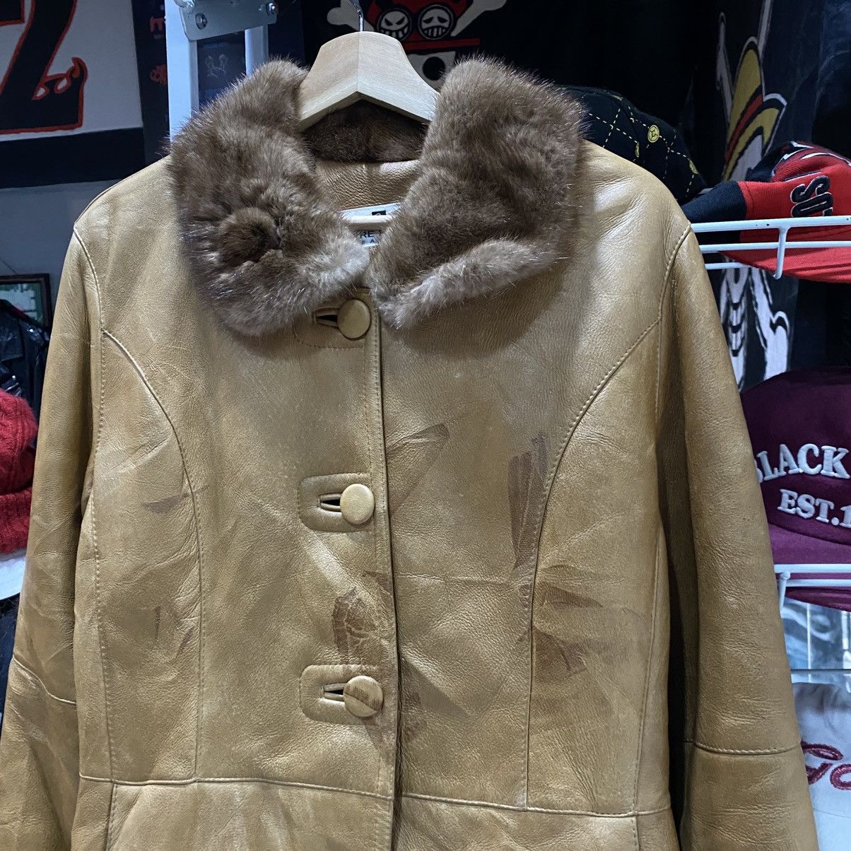 Pierre Balmain Vintage 90s Pierre Balmain Shearling Fur Coat Jacket Size US M / EU 48-50 / 2 - 4 Thumbnail