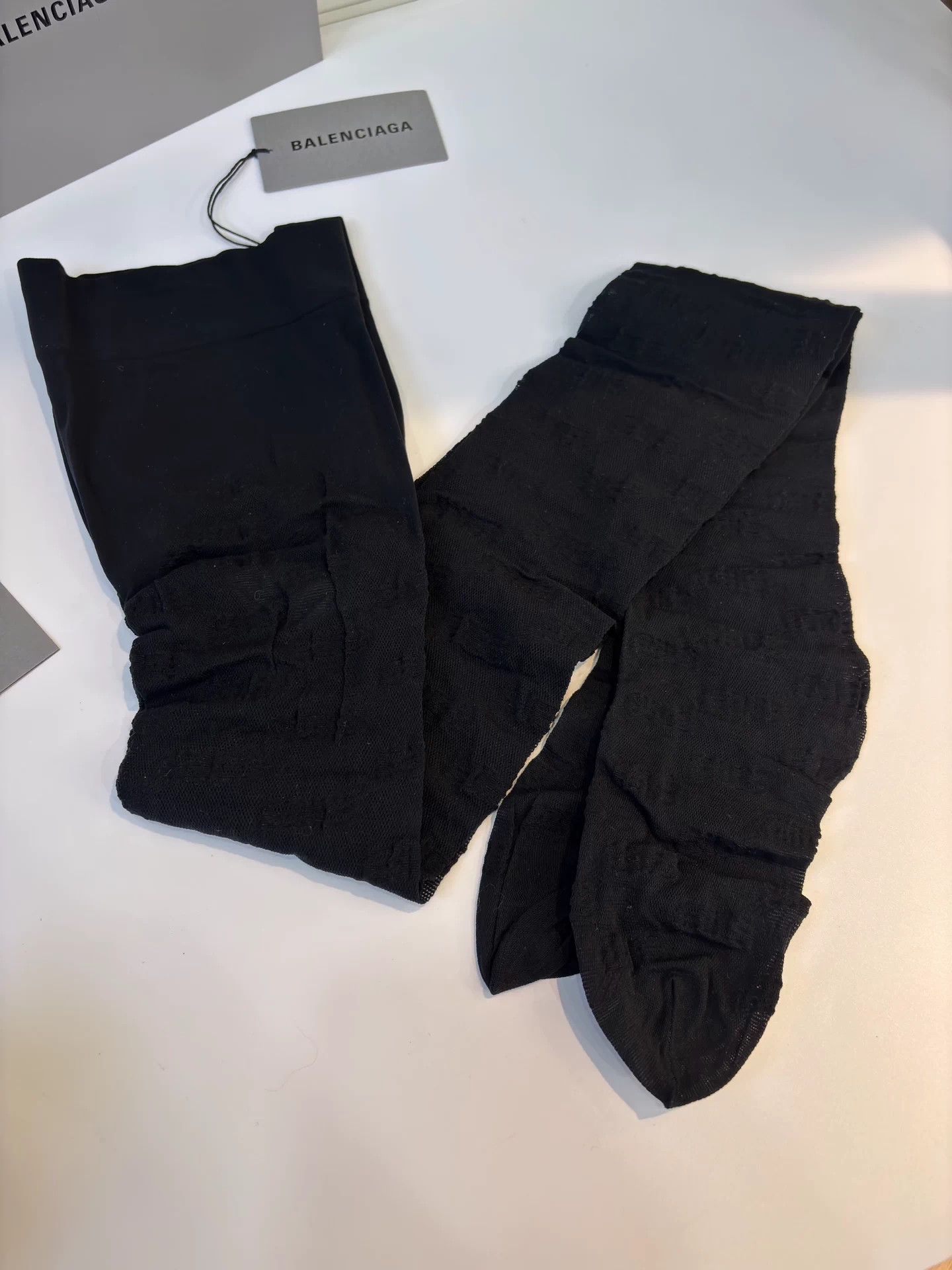 Balenciaga Balenciaga Black Tights M New Size ONE SIZE - 4 Thumbnail