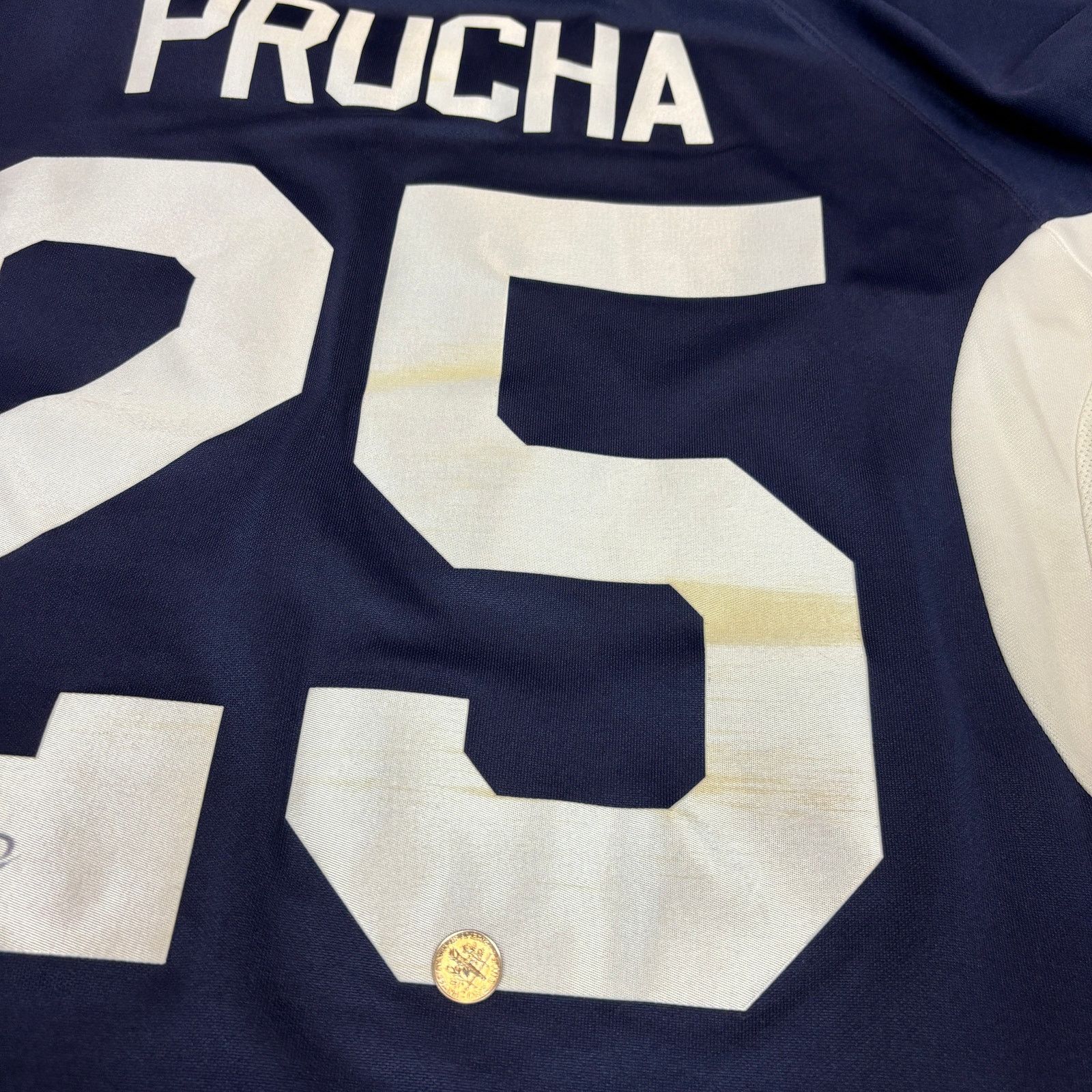 Reebok New York Rangers Lady Liberty Jersey Prucha Signed NHL Size US L / EU 52-54 / 3 - 16 Thumbnail