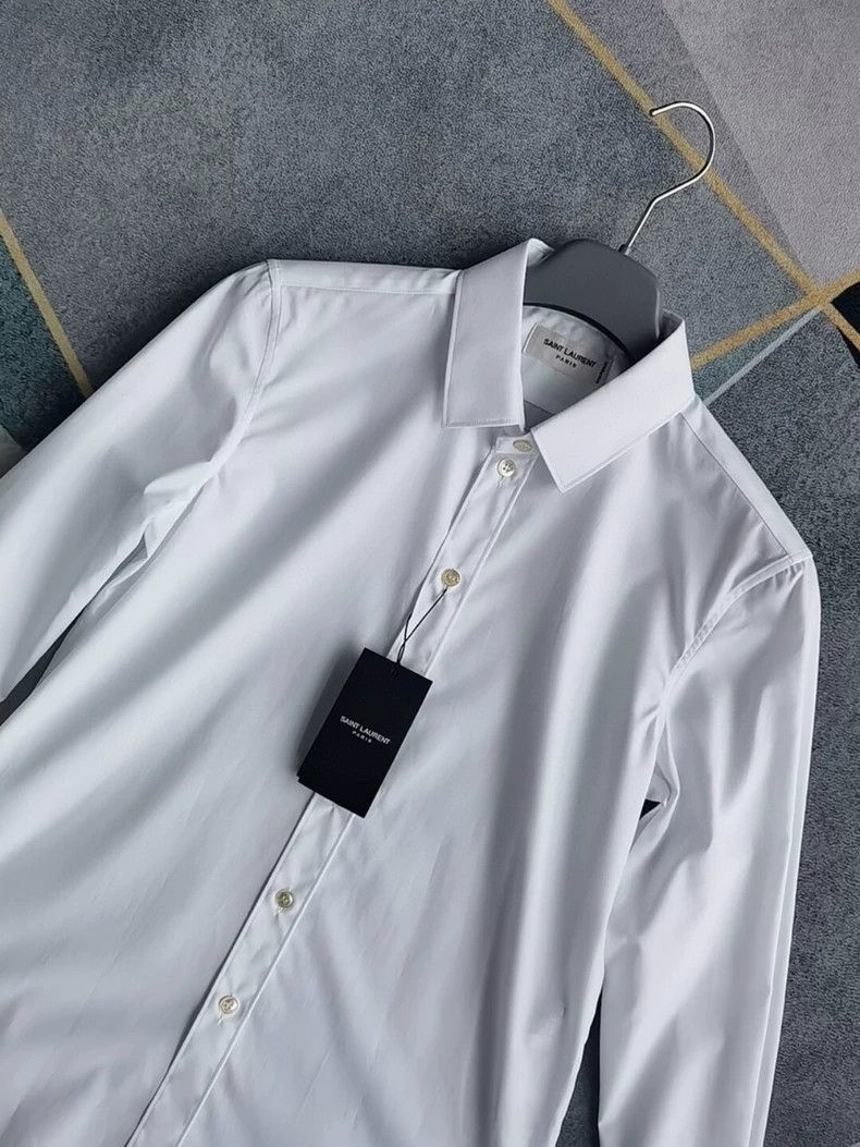 Saint Laurent Paris Saint Laurent Paris size 36 White cotton shirt 2504-Nextar Size US M / EU 48-50 / 2 - 5 Thumbnail