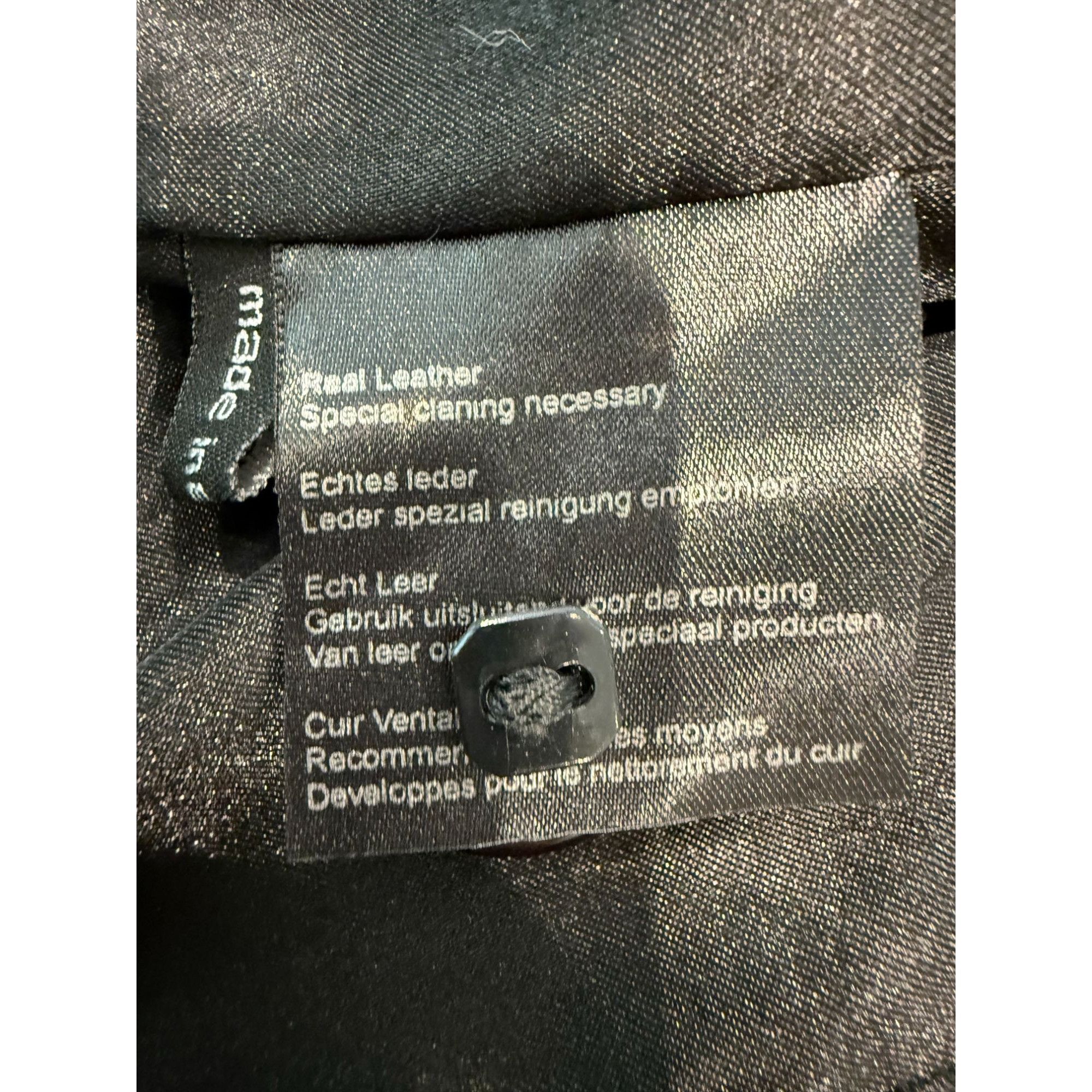 Other Vintage 90s Gian Mori Italian Genuine Leather Blazer, size l Size L / US 10 / IT 46 - 3 Thumbnail