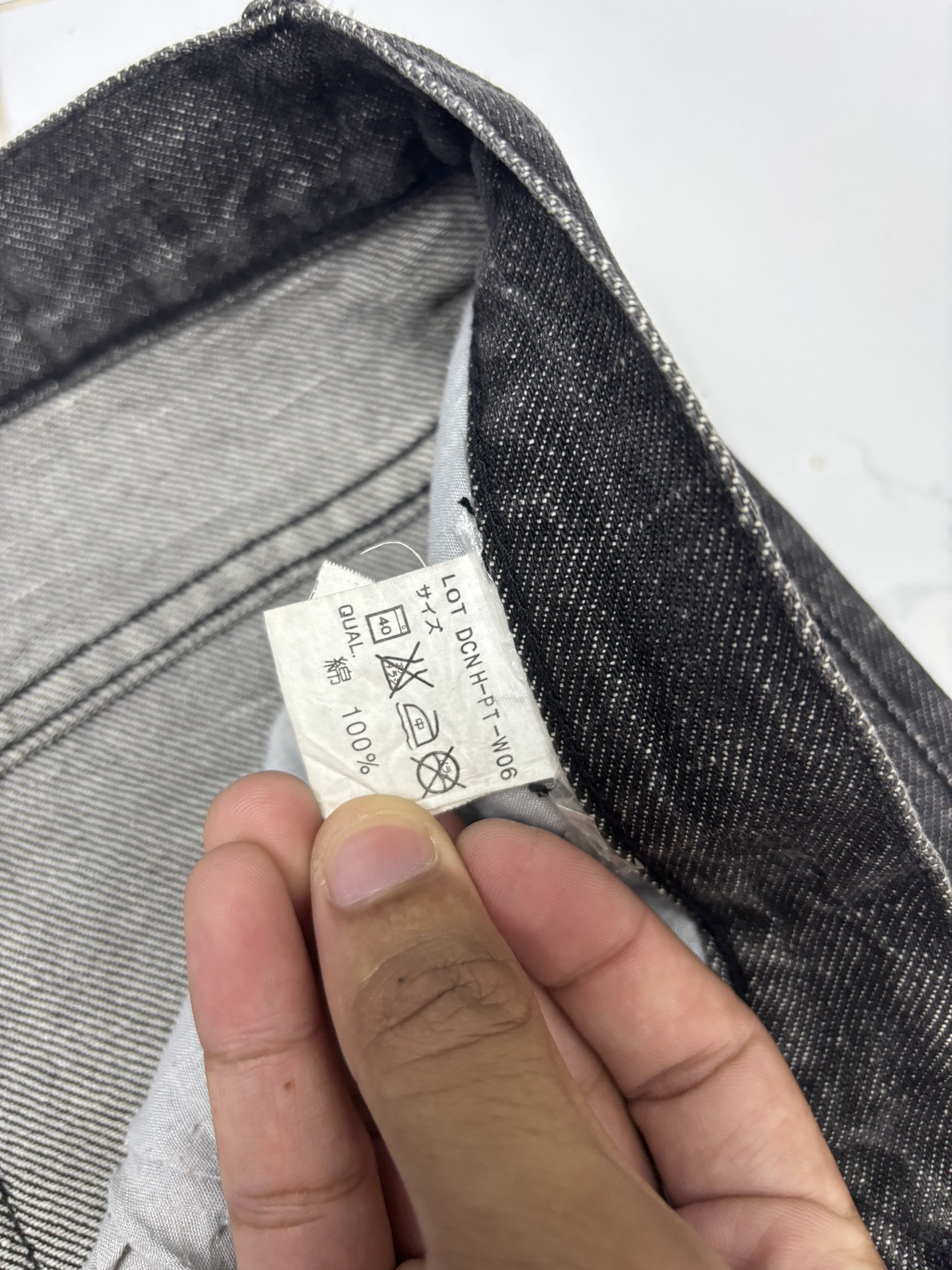 Neighborhood Neighborhood AW03 Black Fragment Narrow Denim Jean Size US 32 / EU 48 - 18 Thumbnail