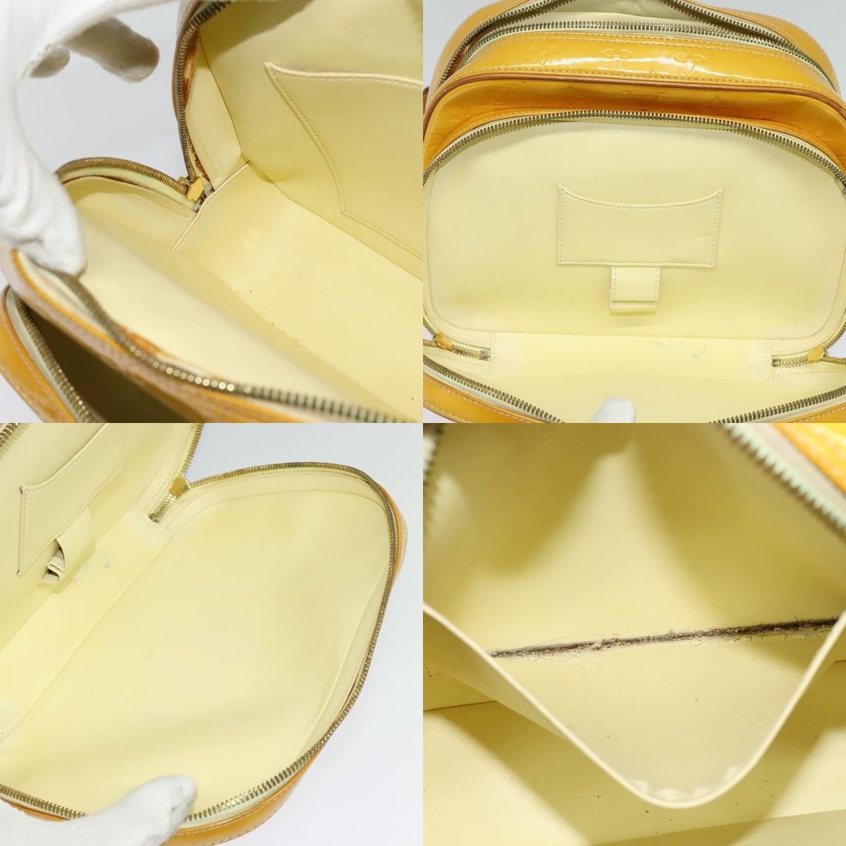 Louis Vuitton LOUIS VUITTON Monogram Vernis Marley Backpack Yellow M91040 Size ONE SIZE - 12 Thumbnail