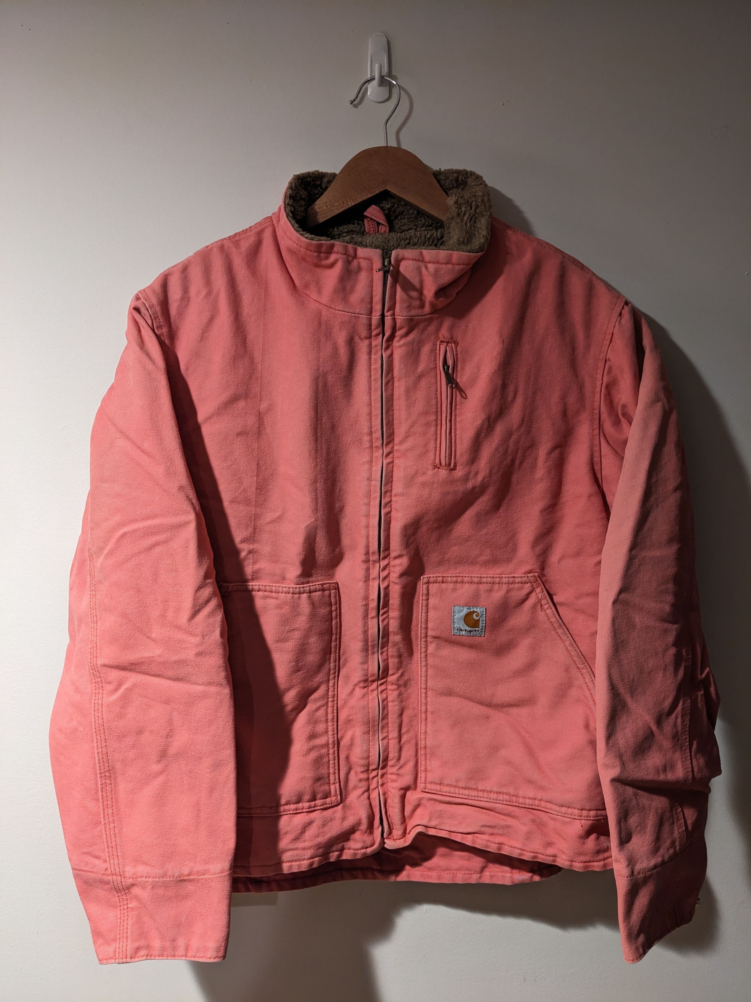 Carhartt × Vintage Vintage Carhartt Jacket Coat Sherpa Lined Size XL WJ022 SBT Size XL / US 12-14 / IT 48-50 - 1 Thumbnail