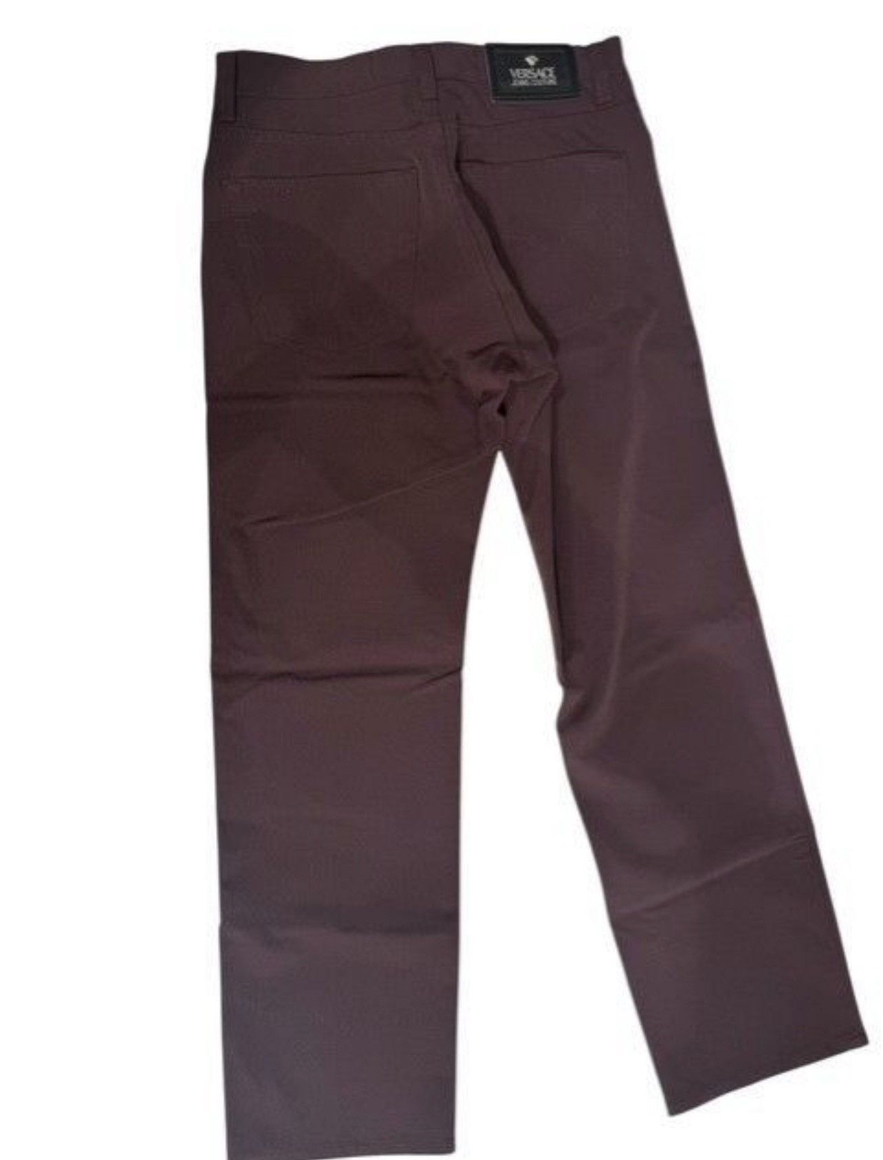 Versace Versace Jeans Couture Burgundy Pants (Made in Italy) Size US 29 - 2 Thumbnail