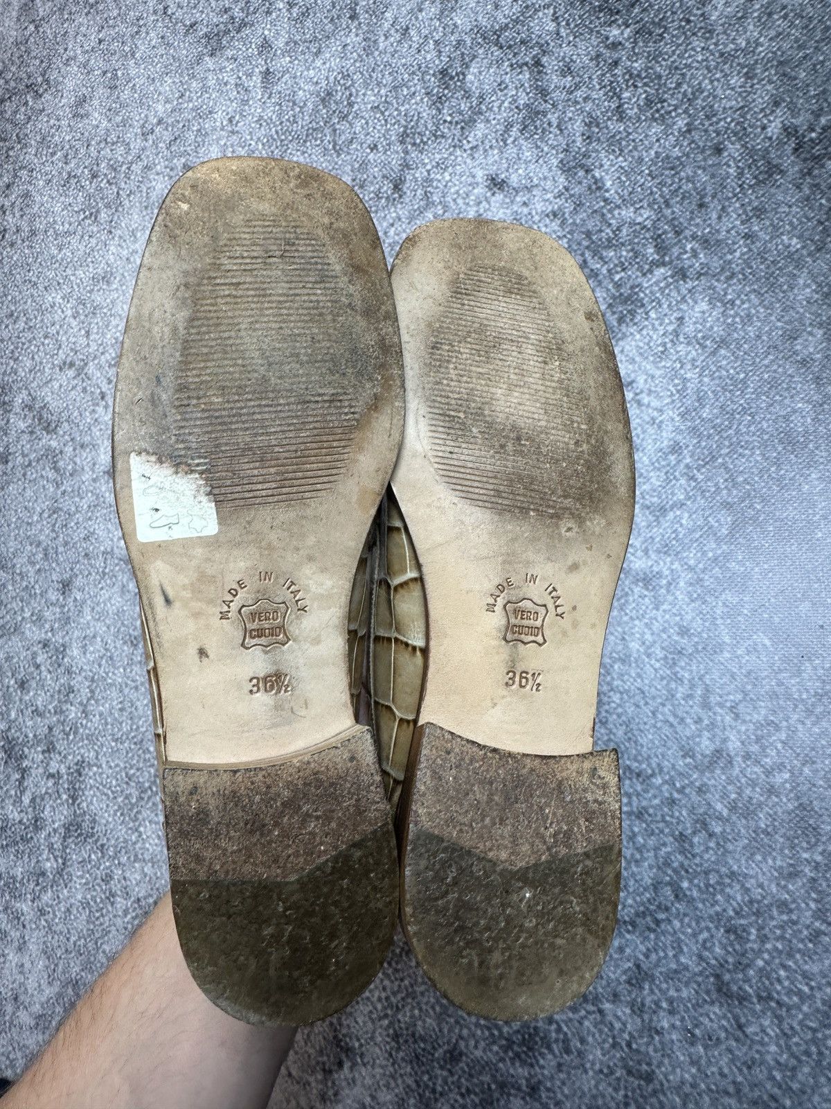 Vintage Y2K Vintage Leather Snakeskin Shoes Streetwear Rare USA 36,5 Size US 6.5 / IT 36.5 - 5 Thumbnail