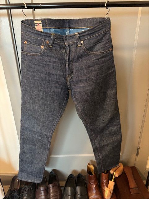 Momotaro Jeans Momotaro Jeans - Raw Selvedge Indigo Demin Size US 33 - 6 Thumbnail