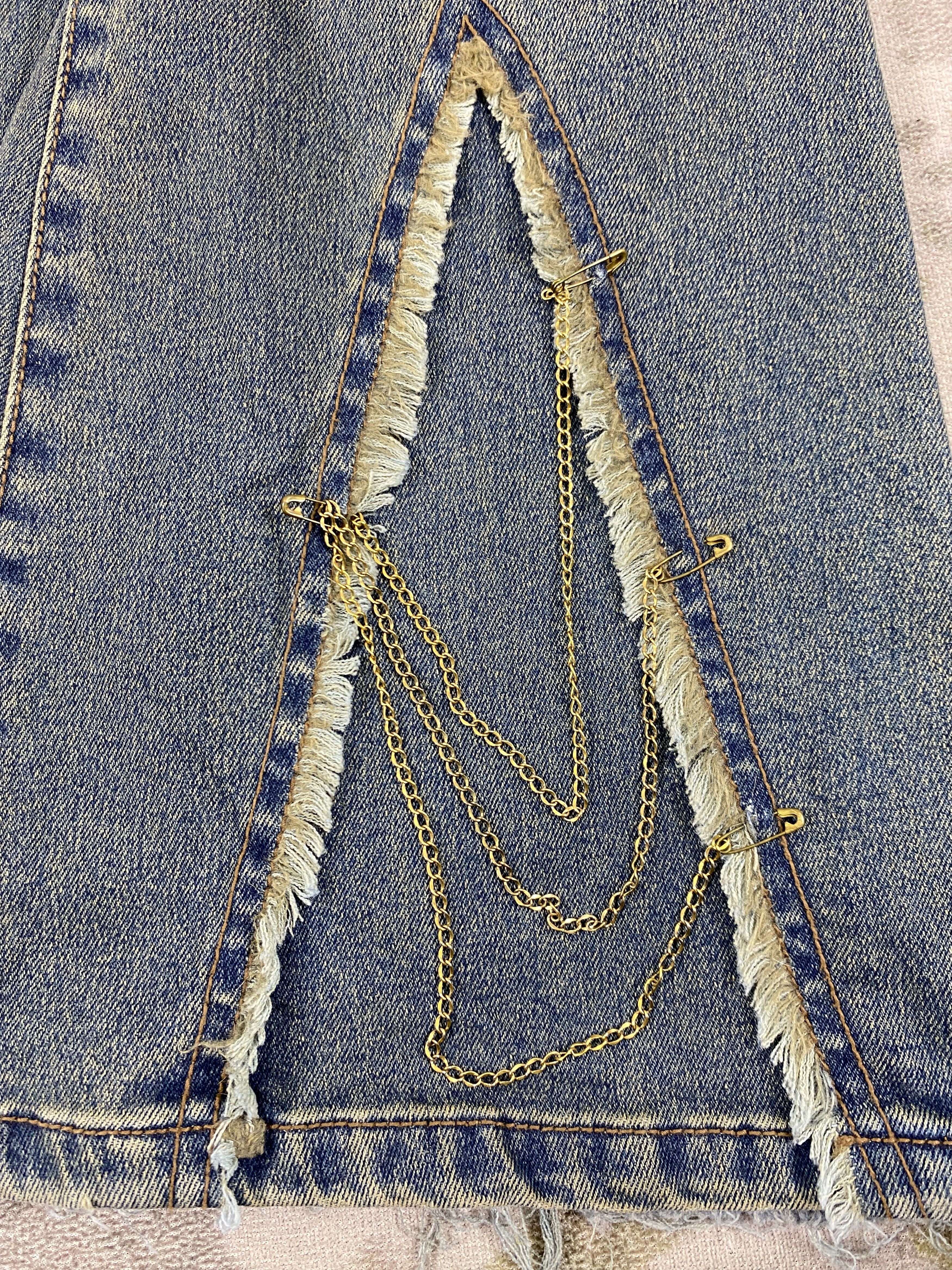 Japanese Brand Japanese Brand Distressed Blue Jeans 28x33 Denim- JN3839 Size 28" / US 6 / IT 42 - 12 Thumbnail
