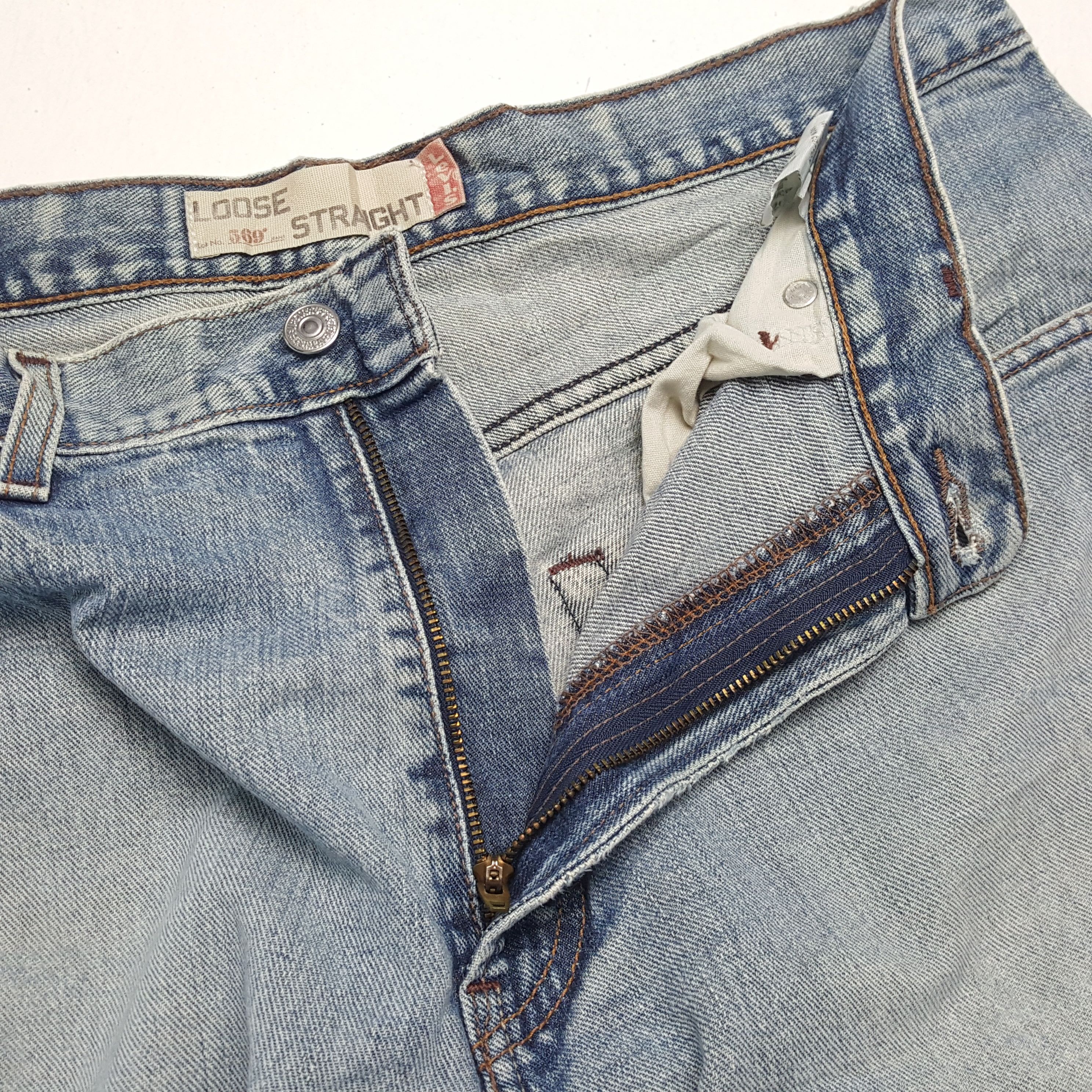 Levi's × Vintage LEVIS Distressed Jeans Daily Streetwear Style Size US 34 / EU 50 - 12 Thumbnail