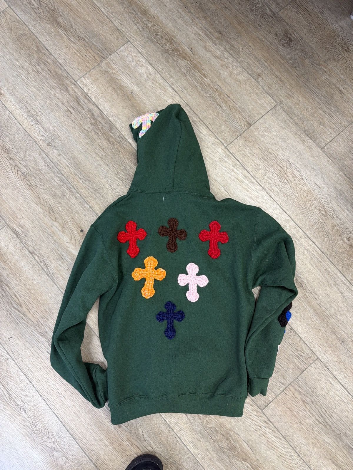 Other Syuman x Y.A.R.N hooded sweatshirt green crossed Size US M / EU 48-50 / 2 - 2 Thumbnail