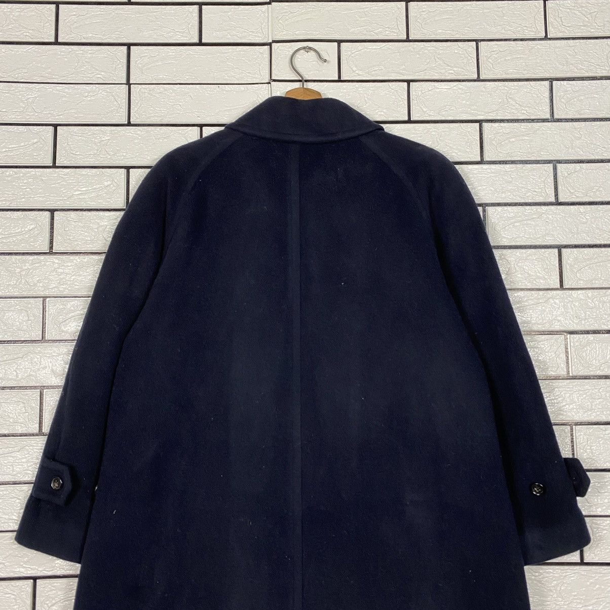 Isamu Katayama Backlash 📌Vintage Wool Overcoat Isamu Ishii Company Herringbone Size US M / EU 48-50 / 2 - 12 Thumbnail