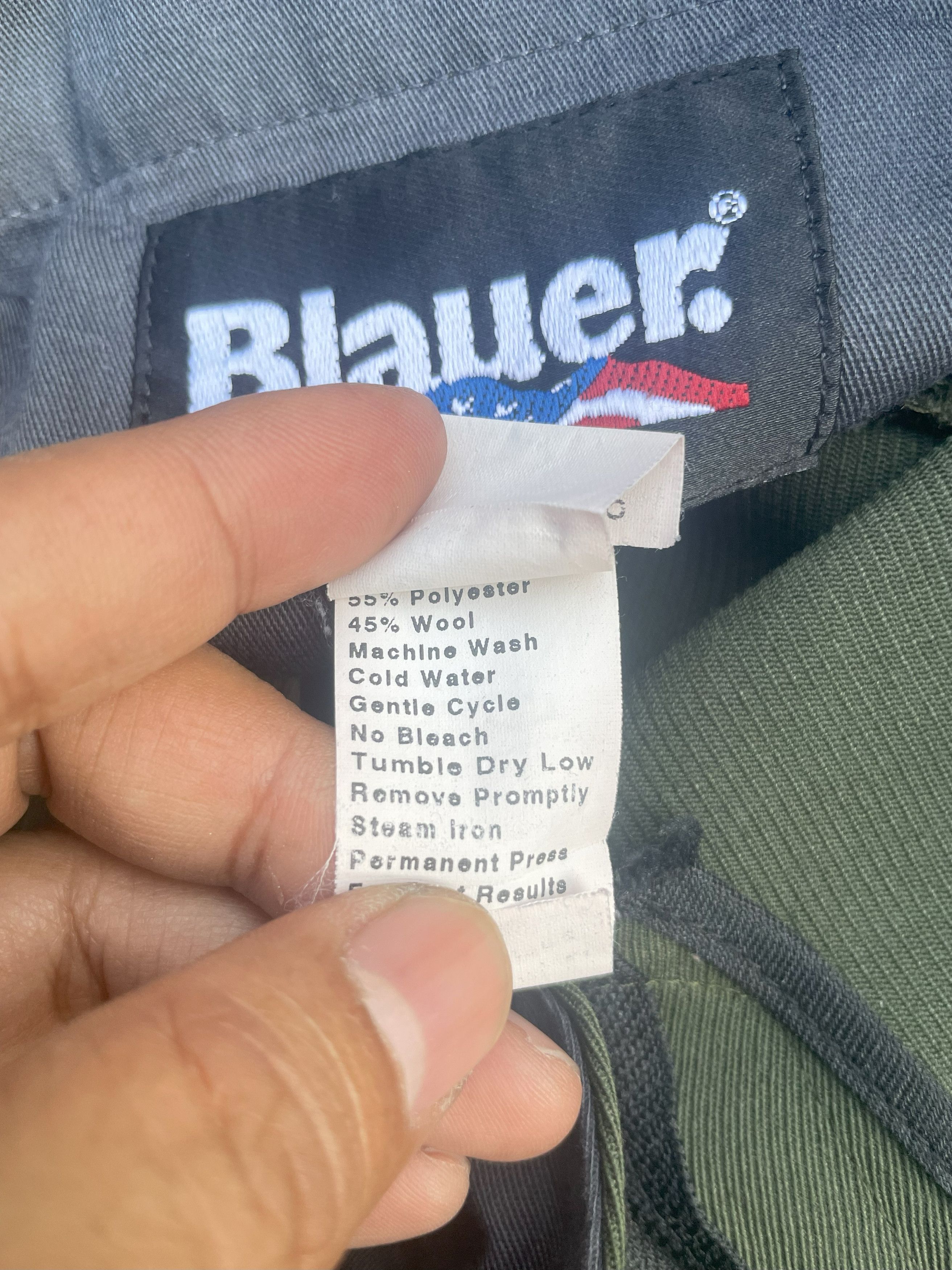 Vintage Vintage Blauer Military Cargo Pant Size US 35 - 12 Thumbnail