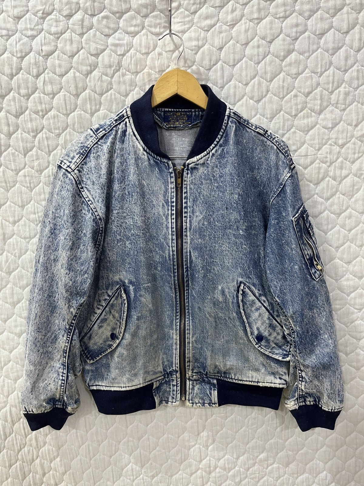 Other 🔥🔥🔥STEALS US AIR FORCES DENIM BOMBER JACKET Size US M / EU 48-50 / 2 - 1 Thumbnail