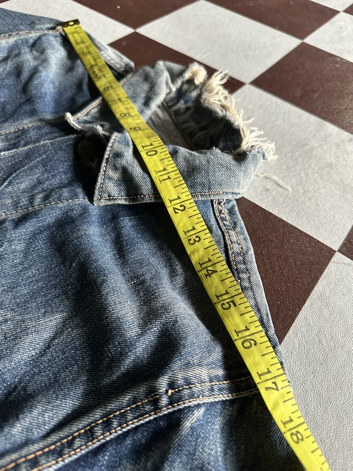 Sears Vintage 70s Sears selvedge rusty wash denim jacket Size US S / EU 44-46 / 1 - 12 Thumbnail