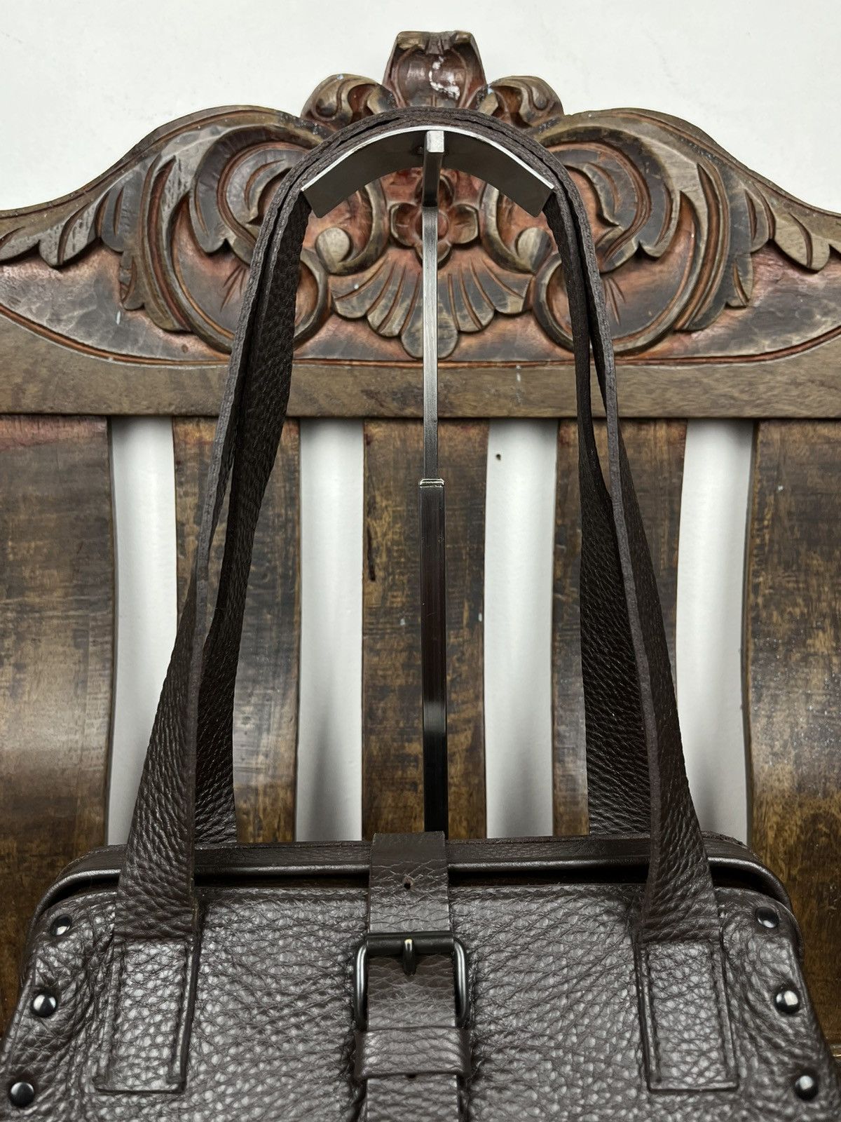 MIU MIU 90s Archive studs shoulder bag