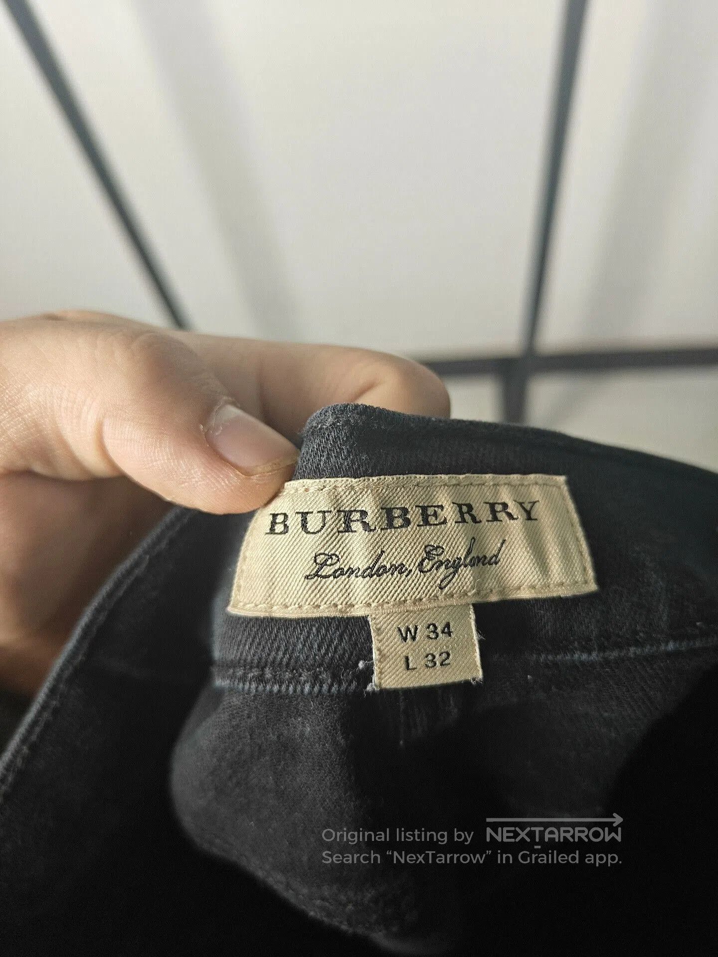 Burberry Burberry Black Denim Jeans for Sale. Size US 32 / EU 48 - 3 Thumbnail