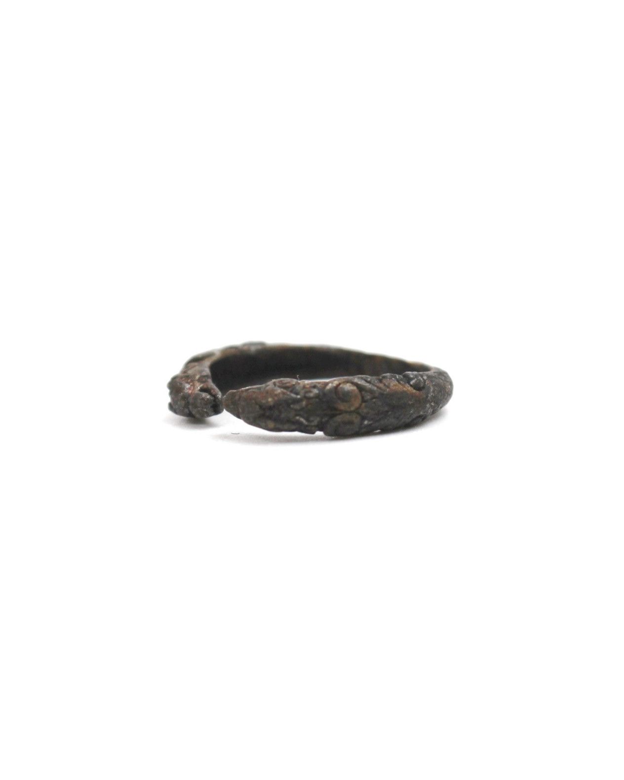 Vintage 1980S ANCIENT ROMAN HUNTING DOGS PENANNULAR RING Size ONE SIZE - 3 Thumbnail
