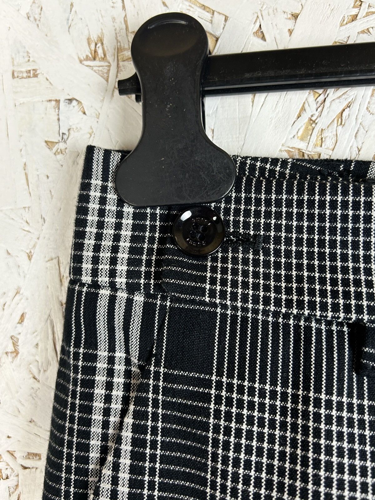 Gucci Vintage Gucci Plaid Checketed Striped Trousers 2007 Grey 38 Size 26" / US 2 / IT 38 - 3 Thumbnail