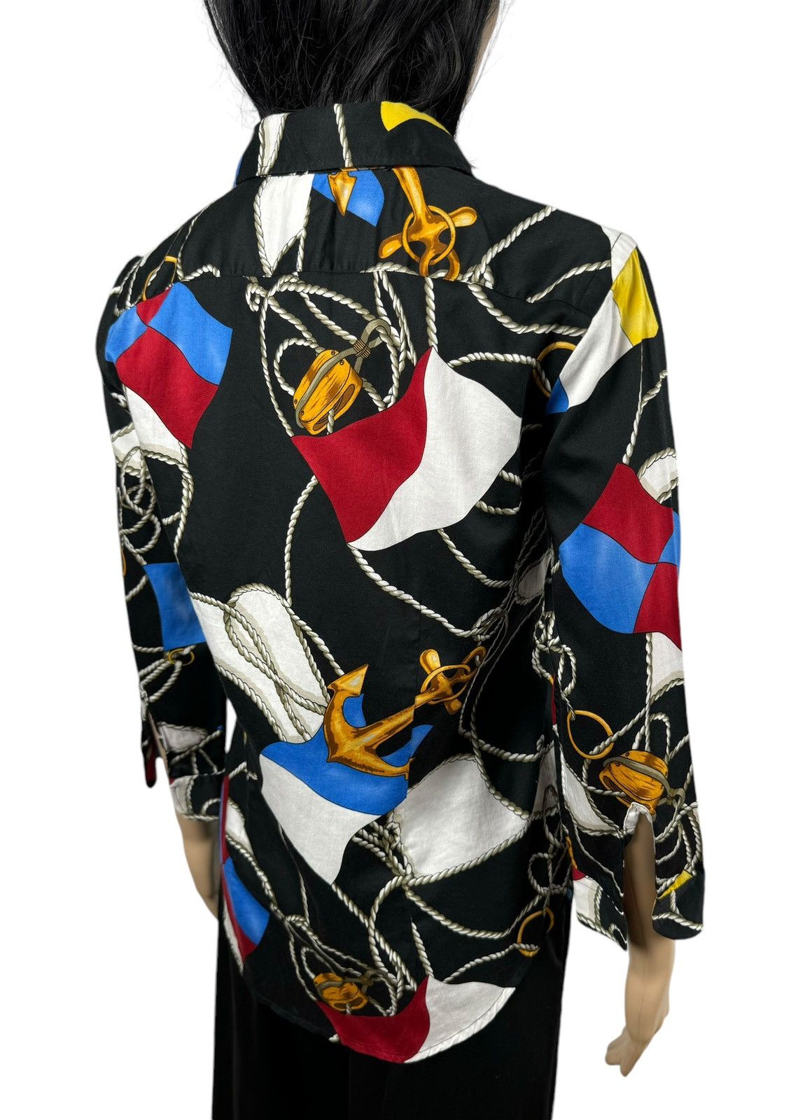 Lauren Ralph Lauren Rare Archive Ralph Lauren Nautical Rope Anchor Shirt Vintage Size M / US 6-8 / IT 42-44 - 7 Thumbnail