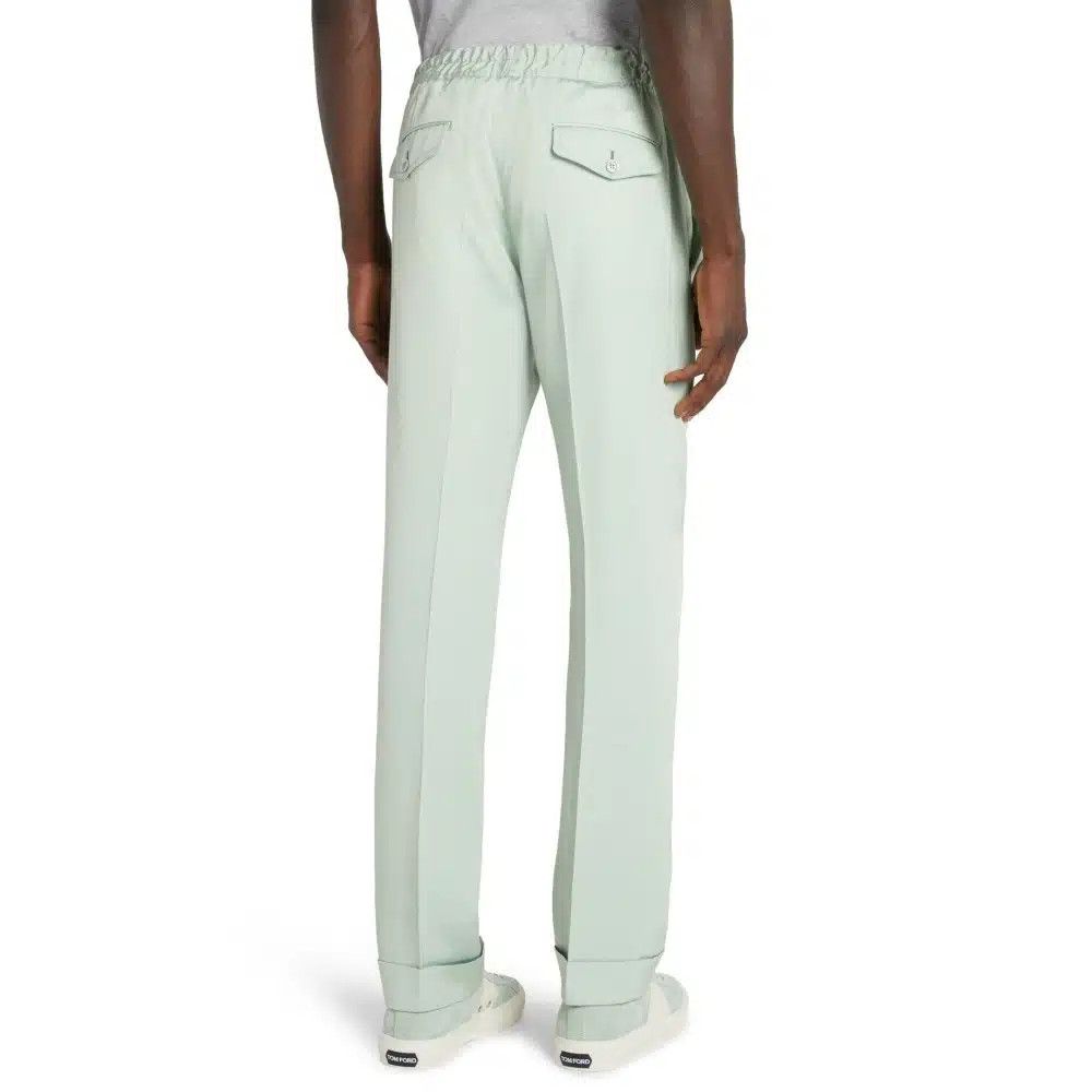 Tom Ford o1loc1c0325 PLZJ01 Viscose Drawstring Austin Pant Size US 30 / EU 46 - 3 Thumbnail