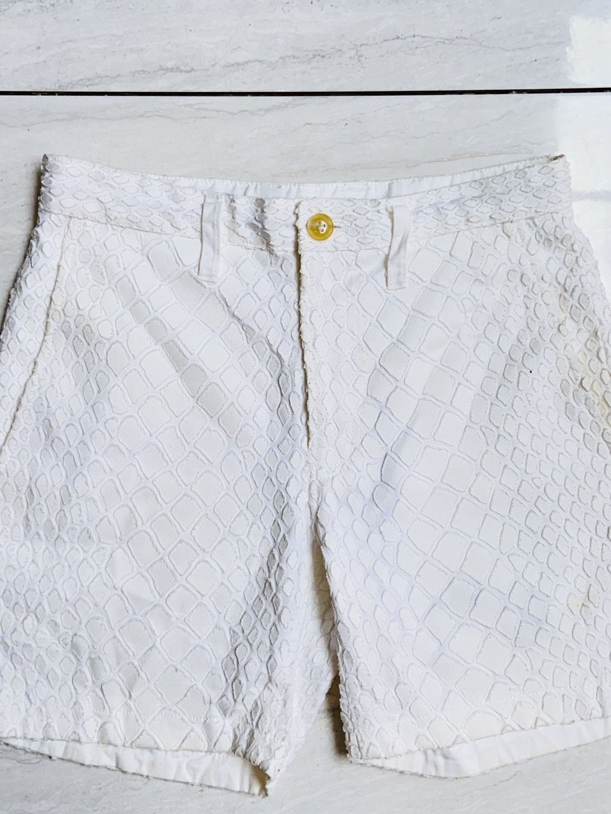 image of Miharayasuhiro White Shorts Pants, Men's (Size 26)