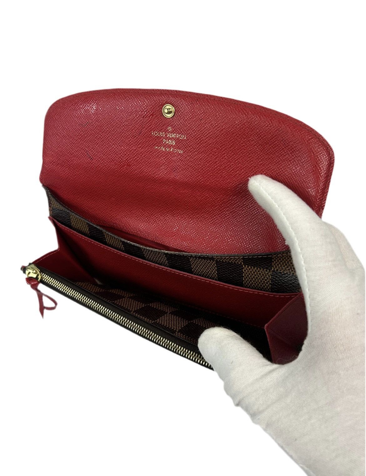 Louis Vuitton Louis Vuitton Damier Ebene Long Wallet Size ONE SIZE - 3 Thumbnail