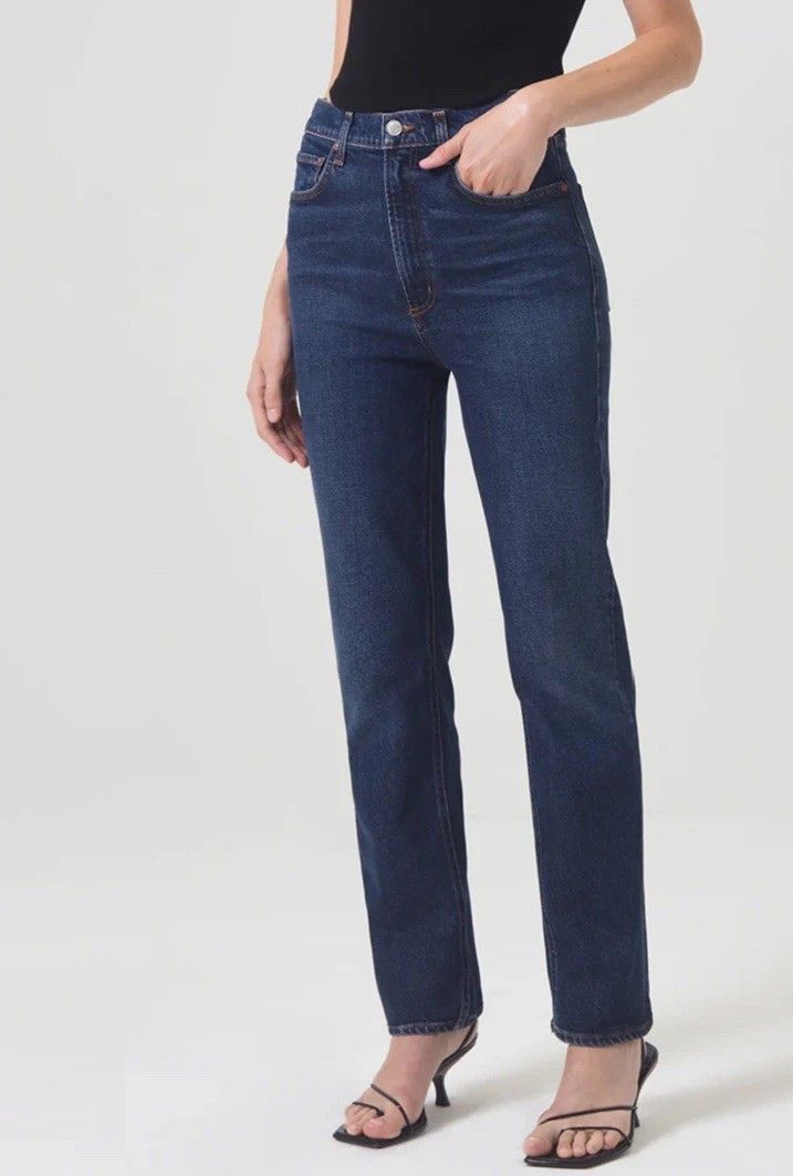 Agolde Agolde High Rise Stovepipe Jeans Discord NWT Size 24" / US 00 / IT 34 - 2 Thumbnail