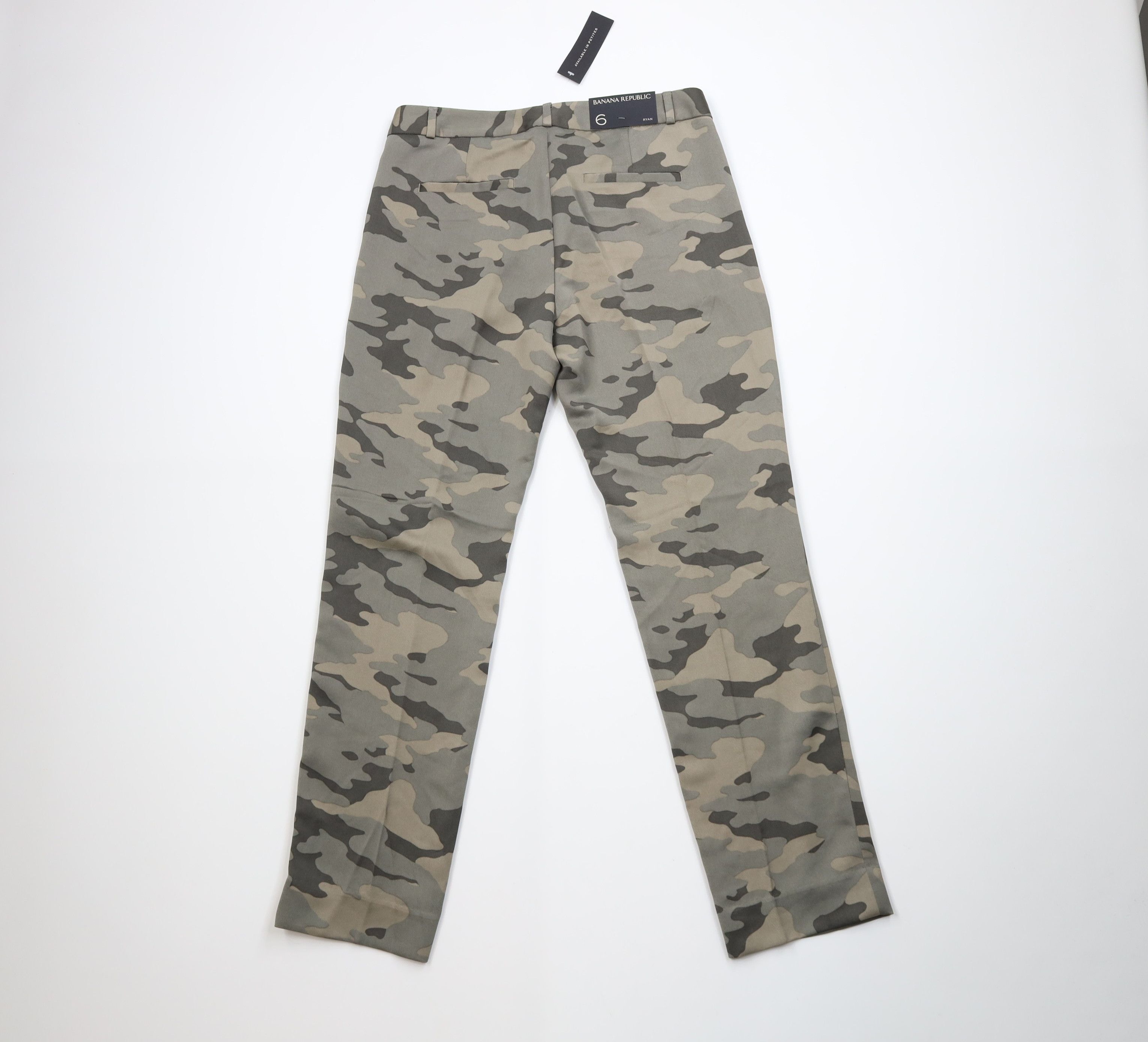 Banana Republic New Banana Republic Mid Rise Straight Leg Camouflage Pants Size 28" / US 6 / IT 42 - 8 Thumbnail