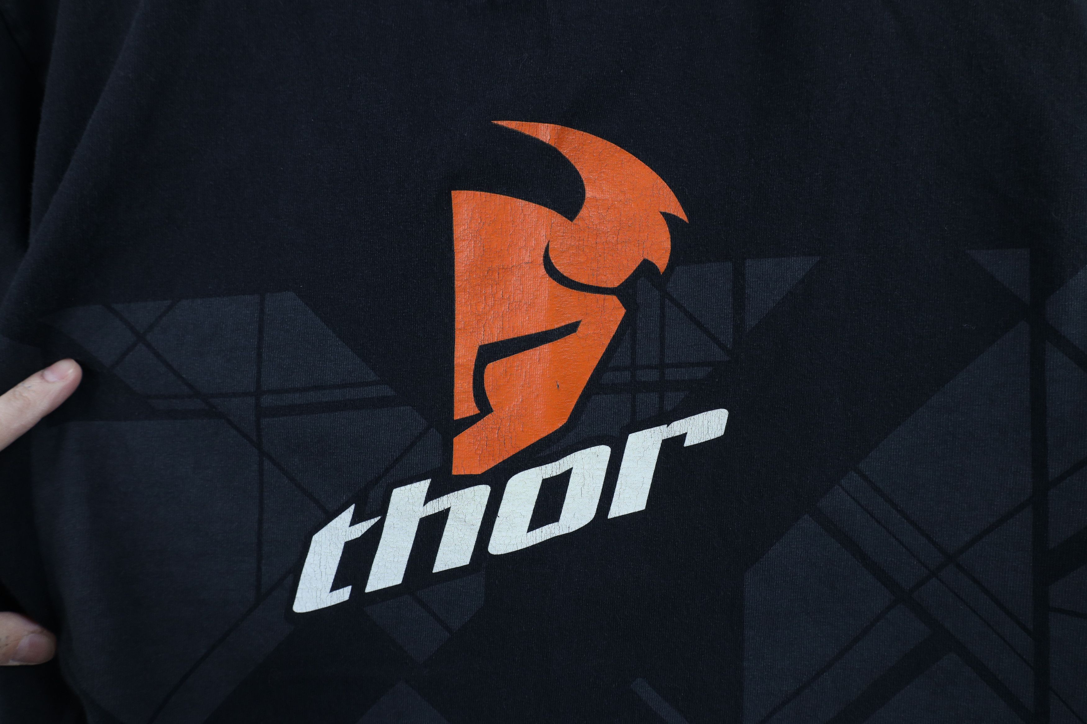 Vintage Vintage Thor Racing Spell Out Motocross Short Sleeve T-Shirt Size US M / EU 48-50 / 2 - 5 Thumbnail