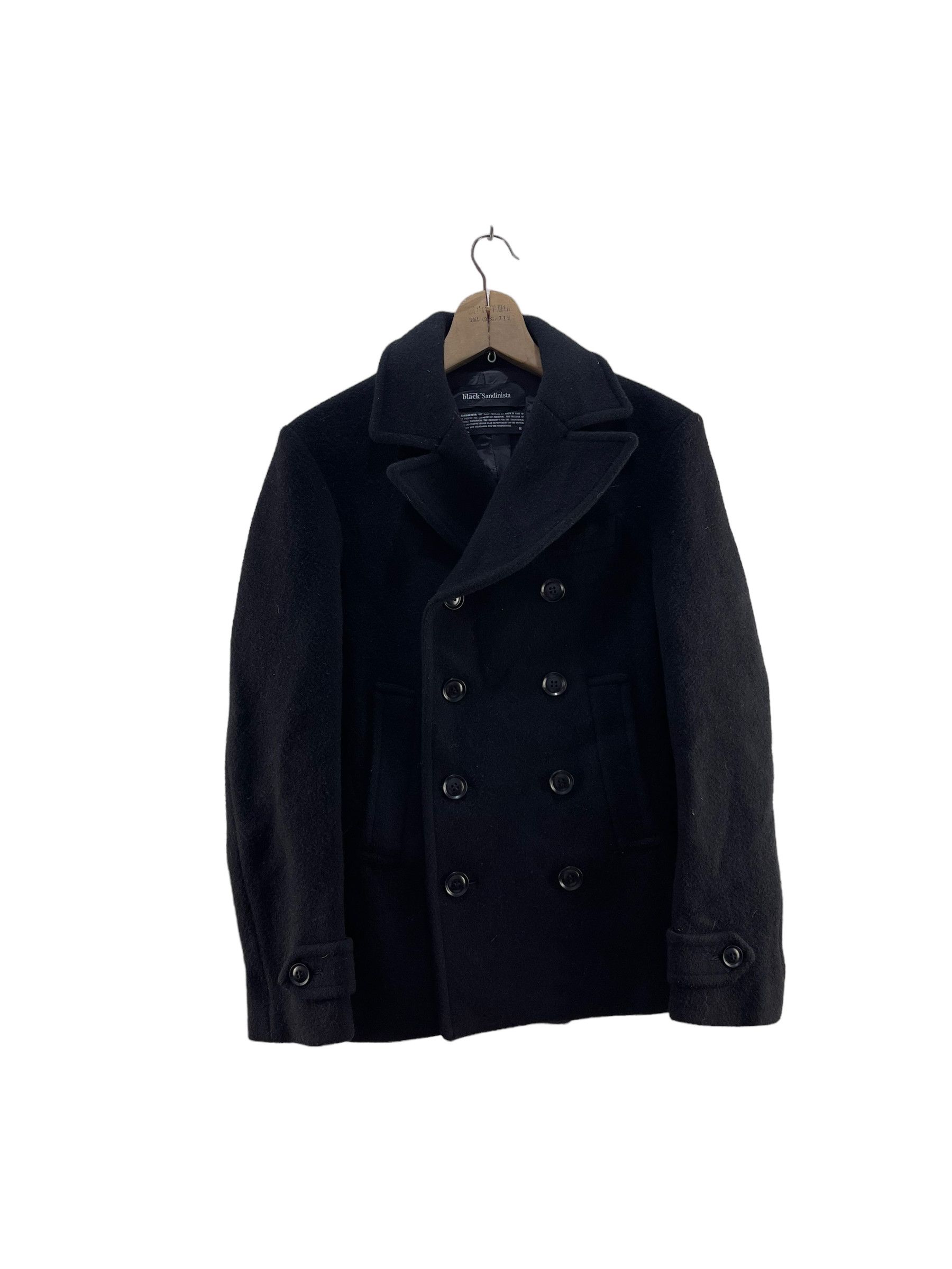Sandinista MFG Sandinista Black Wool Jacket Size US M / EU 48-50 / 2 - 1 Thumbnail