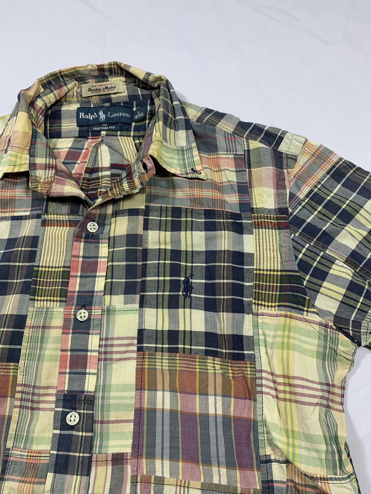 RRL Ralph Lauren Polo Ralph Lauren Patchwork Shirt Size US S / EU 44-46 / 1 - 5 Thumbnail