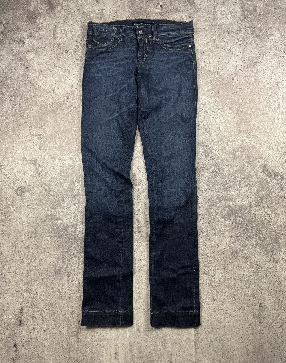 Miss Sixty Vintage Miss Sixty Jeans Flared Distressed 00s Low Rice Size 28" / US 6 / IT 42 - 1 Thumbnail