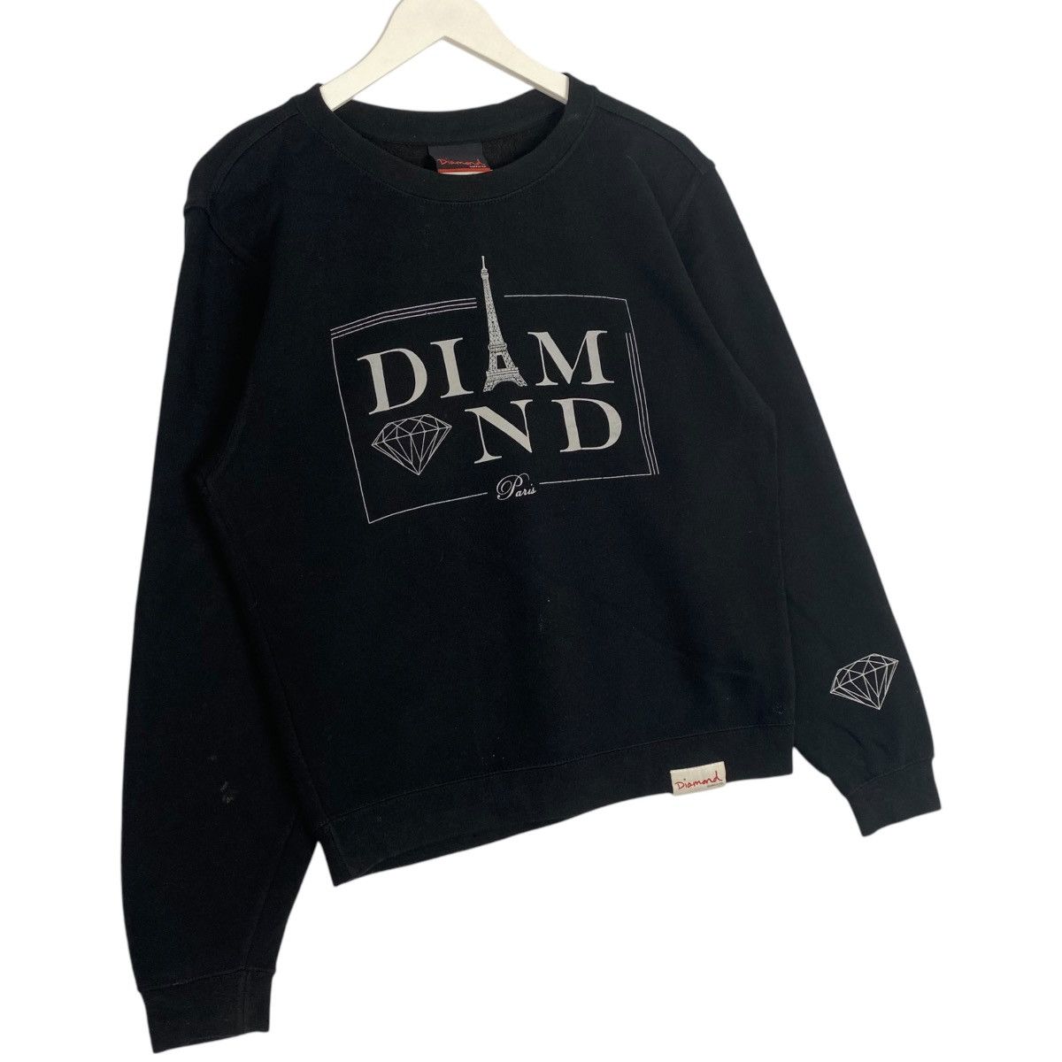 Vintage Vintage Diamond Crewneck Sweatshirt Brown Size M / US 6-8 / IT 42-44 - 3 Thumbnail