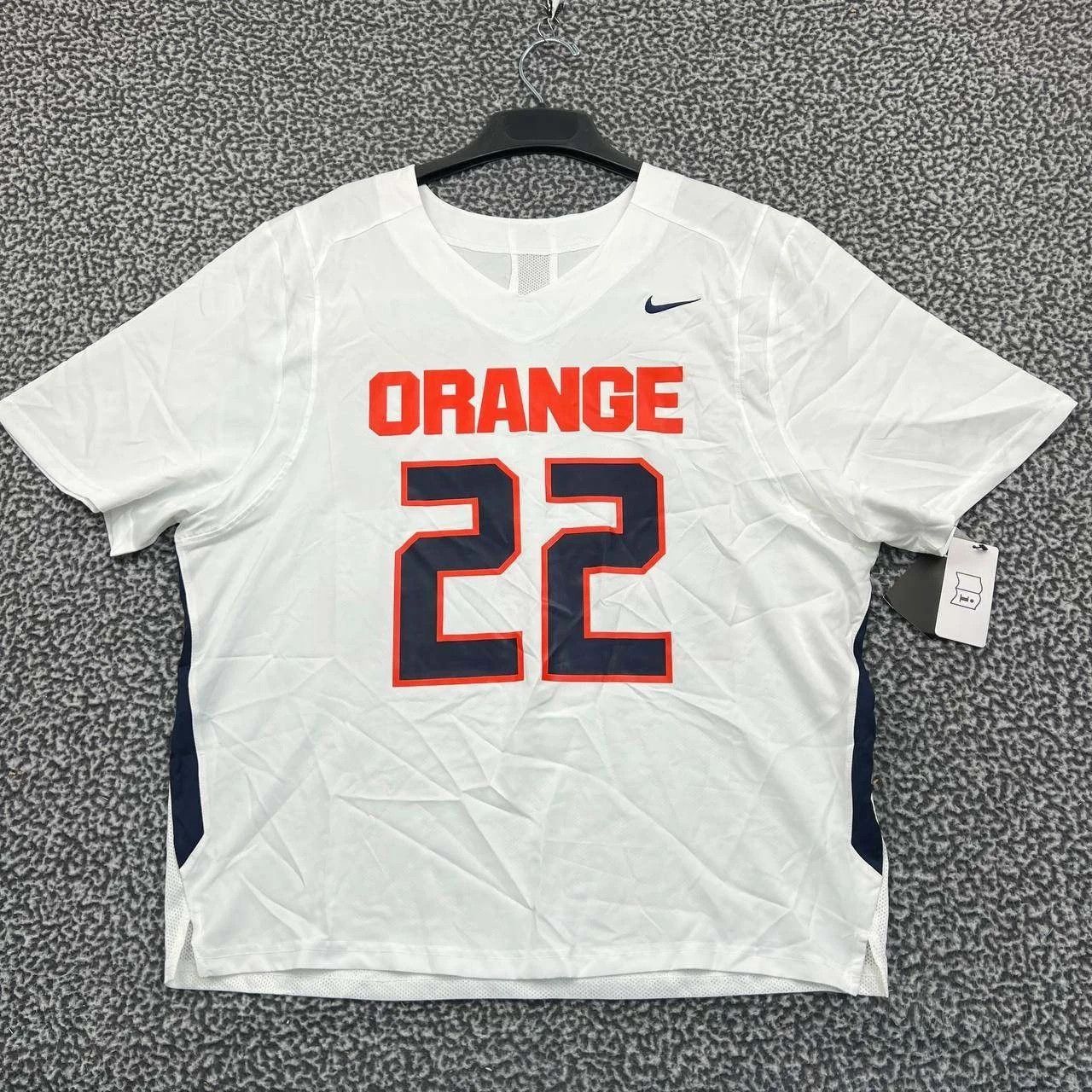 Nike Syracuse Orange Lacrosse #22 Jersey Shirt Men Short Sleeve L Size US L / EU 52-54 / 3 - 1 Thumbnail