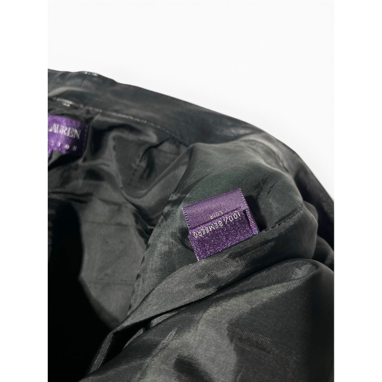 Ralph Lauren Purple Label Ralph Lauren Purple Label Rare Black Leather Pants Size 25" / US 0 / IT 36 - 11 Thumbnail