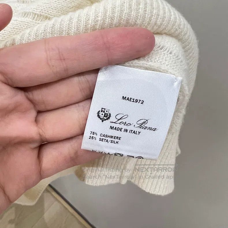 Loro Piana Loro Piana Cashmere Beige Stripe Size XS / US 0-2 / IT 36-38 - 4 Thumbnail