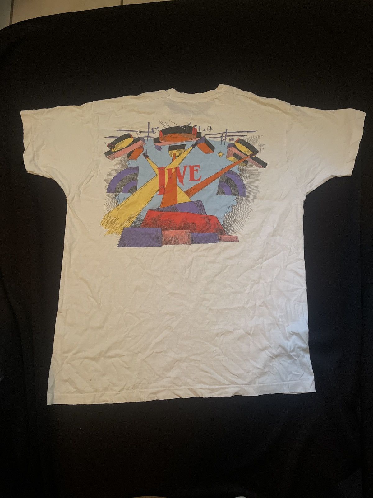 Vintage Vtg The Other Side of the Mirror Tour 89 STEVIE NICKS Size US XL / EU 56 / 4 - 2 Thumbnail