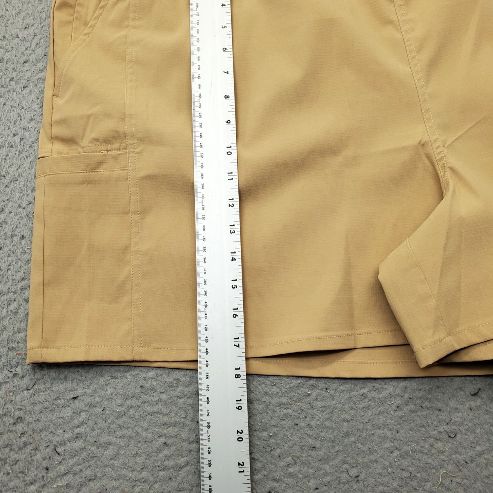 Vintage Columbia Water Shorts Womens 3X Tan Omni-Shade UPF Sun Protection Regular Fit Size 40" / US 18 - 2 Thumbnail