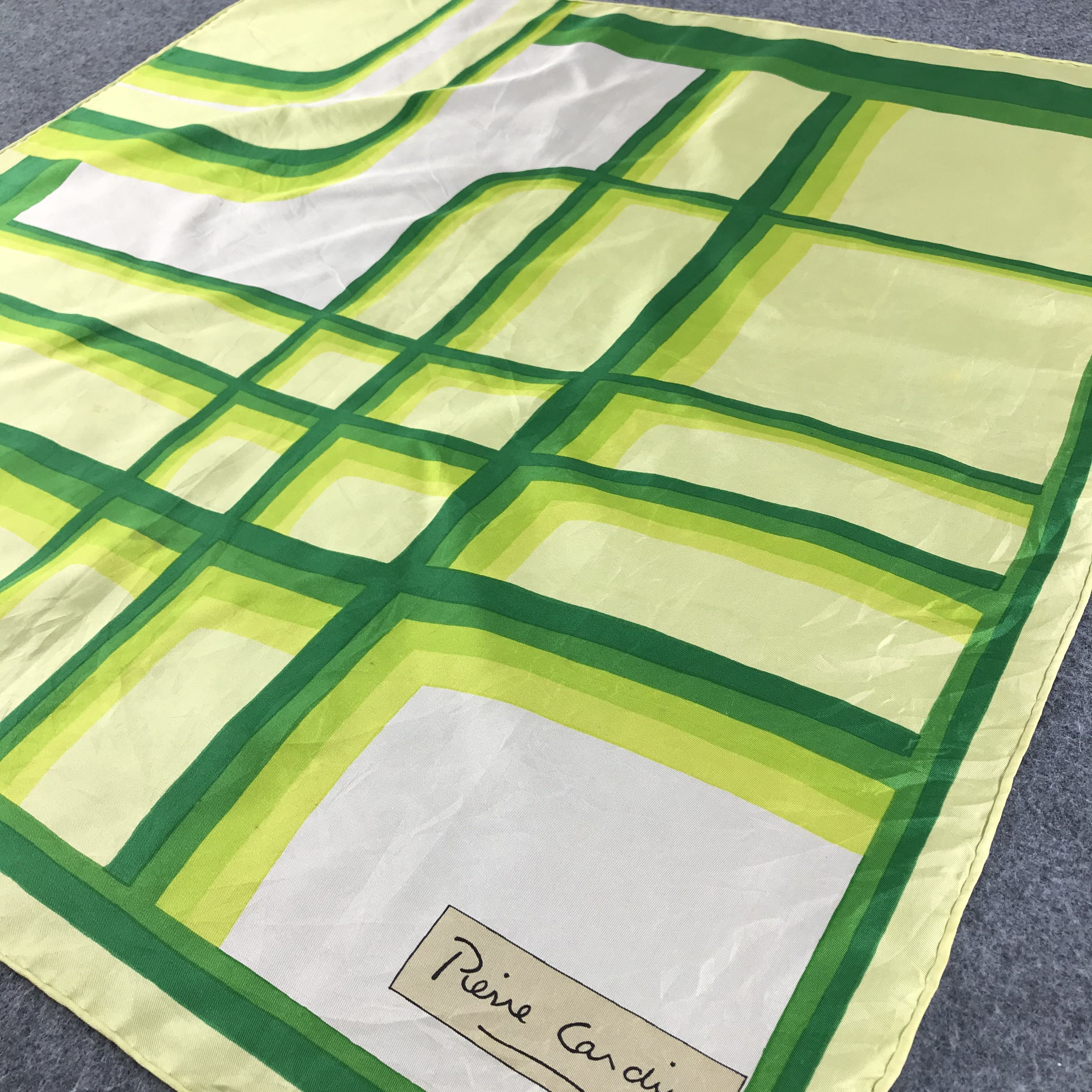 Pierre Cardin Pierre Cardin Silk Scarf M76 Size ONE SIZE - 4 Thumbnail